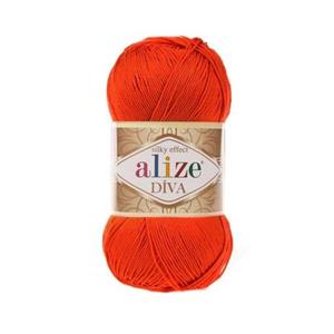 کاموا آلیز دیوا نارنجی (alize DIVA)