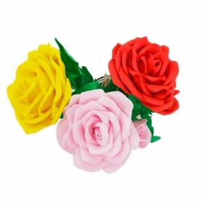 گل رز نوستالژیک فومی3عددی
