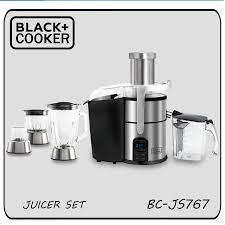 آبمیوه گیر چهار کارە بلک اند کوکر اصل مدل bc js767