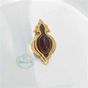 سنجاق سینه-گلسینه عقیق - سنجاق سینه عقیق -گل سینه عقیق- گل سینه سنتی -گل سینه-سنجاق سینه سنتی-مردانه زنانه - نقش فیروزه