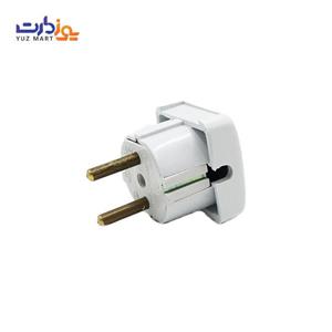 دوشاخه ارتدار چهار گوش برنجی