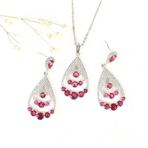 نیمست ژوپینگ اشکی طرح جواهر نگین سوارسکی کد 10420