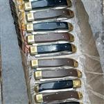 چاقو جیبی سایز 4 تیغه فولاد استیل ضد زنگ  باربند برنج دسته فیبر