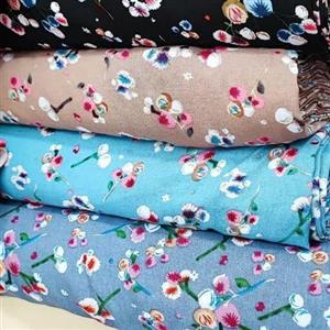 پارچه کودری چادر نماز ی پنبه گلگلی عرض 150