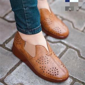 سیاتیک کمر درد کفش طبی پنجه پهن بغل کش تمام طبی خارپاشنه کفی چرم