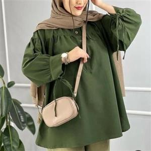 مانتو عروسکی کوتاه جنس لینن سایز 32 تا 50 سبز قد 70 و 75 و 80 موجود.کرم و نسکافه ای و آبی آسمانی و طوسی و نارنجی و صورتی