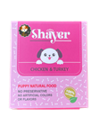 کنسرو توله سگ شایر با طعم مرغ و بوقلمون ۱۲۰ گرمی ـ SHAYER PUPPY NATURAL FOOD CHICKEN & TURKEY 120 GR