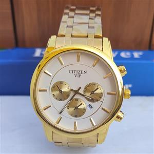 ساعت طرح سه موتور , سیتیزن مردانه طلایی