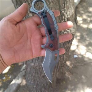 چاقو برونینگ کارامبیت دسته چوبی