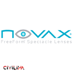 عدسی پروگرسیو نواکس Novax Progressive Nova Xd PIXAR 1.5 Clear همراه با پوشش بلوکنترل (انتخابی)  