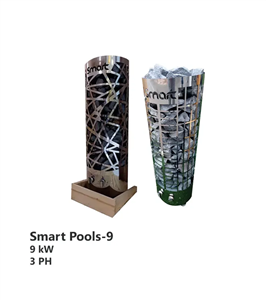 هیتر برقی سونا خشک Smart Pools 9 kW با کنترل پنل