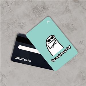 استیکر کارت بانکی طرح استیکر میقولی کد CAA499-K 
