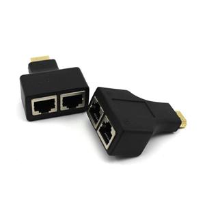 مبدل افزایش طول HDMI مدل enet بسته ی دو عددی -
