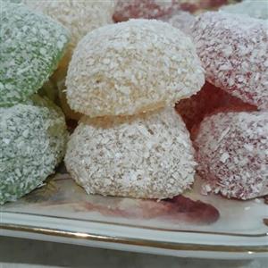 راحتی رنگی .باسلوق رنگی بدون مغز گردو