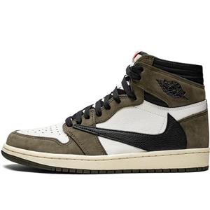 نایک ایر جردن 1 ساقدار تراویس اسکات آبی Nike air jordan 1 high travis Scott fragment blue