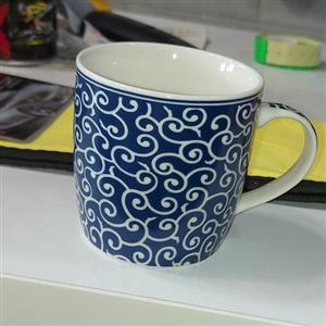 ماگ سرامیکی آبی