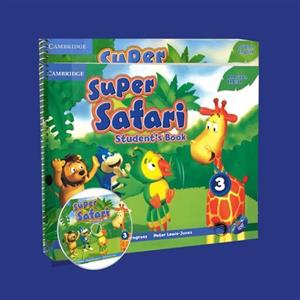 کتاب سوپر سافاری سه Super safari 3 انتشارات Cambridge 