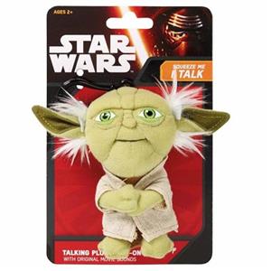 عروسک پولیشی استاروارز کلیپ دار سخن گو مدل Yoda Talking Plush Clip-on Star Wars Yoda Talking Plush Clip-on Toy