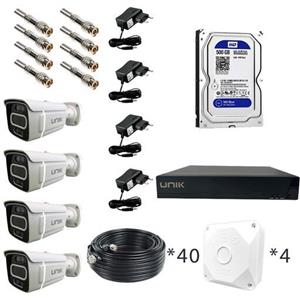 پک 4 عددی دوربین مداربسته دومگاپیکسل یونیک