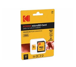 کارت حافظه 128گیگ MicroSDXC کداک مدلKodak PREMIUM PERFORMANCE UHS-I U1 A1 V10