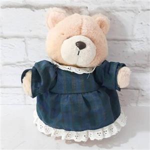 عروسک خرسی لباس دار از  مجموعه هال مارک و 18 سانتی hallmark