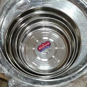 سرویس سینی استیل هندی مارک Airastone سایز 12-14-16-18