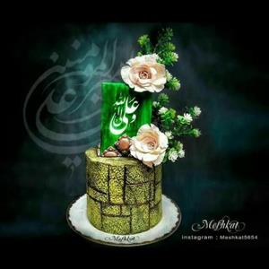کیک فندانت امام علی عید غدیر کیک عید غدیر کیک فندانت کرج گوهردشت رجایی شهر