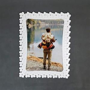 چاپ عکس دلخواه شما روی قاب چوبی گلدار نگین دار