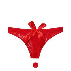 شورت پشت پاپیونی توری قرمز