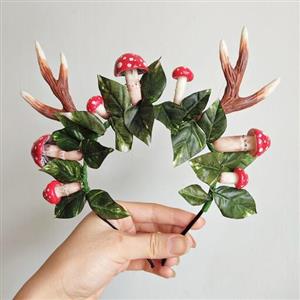 تاج شاخ گوزن و قارچ