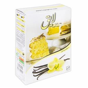 پودر کیک نیمه آماده وانیلی 6 عددی لایق