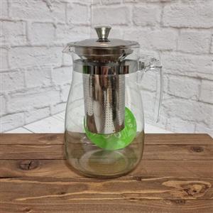 قوری دمنوش پیرکس دسته اکرولیک حجم 900 میلی لیتر