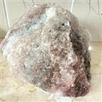 راف بزرگ سنگ نمک صورتی بکر سایه دار با وزن 4800 گرم ویژه دکور و کار هنری انرژی مثبت