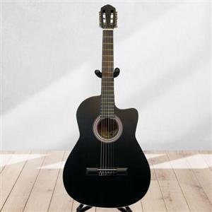 گیتار هنرجویی رنگ مشکی مات به همراه سافت کیس و  به سراسر ایران