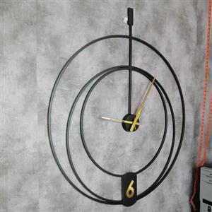ساعت دیواری فلزی مدرن کد h130 قطر 80 سانت