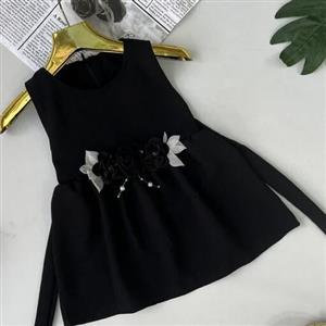 سارافون ابروبادی مشکی دخترانه سایز 45تا55