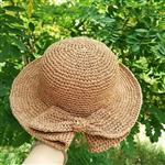 کلاه تابستانی رافیا ترکیه خنک و سبک قابل اجرا در تمامی سایز ها  در رنگ دلخواه شما