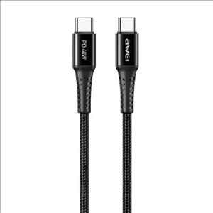 کابل شارژ TYPE-C TO TYPE-C اوی مدل AWEI CL-111T