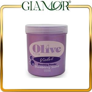 پودر دکلره بنفش اولیو حجم 500 گرم (olive bleaching powder)