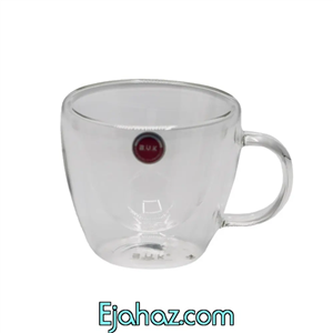 فنجان پیرکس دوجداره بی وی کی 316112 دو عددی