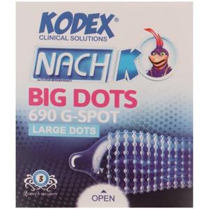 کاندوم کدکس مدل Big Dost For G-Spot بسته 3 عددی