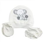 ست کلاه، دستکش و پاپوش نوزادی فیل Mothercare