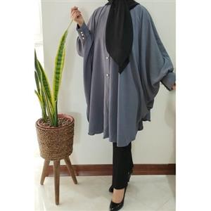 مانتو بارداری و شیردهی  سرمه ای  رنگ با ارسال رایگان