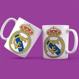 ماگ سفید رئال مادرید  کد  su 278