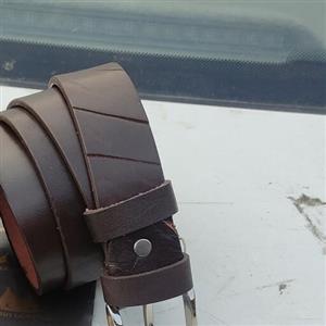 کمربند مردانه چرم اصل گاومیشی