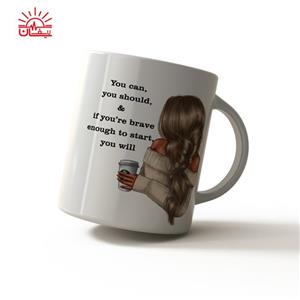 ماگ سفید روز دختر  کد  su318