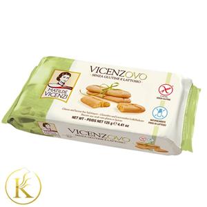 بیسکوییت تیرامیسو ( لیدی فینگر ) ایتالیایی ویچنزی بدون گلوتن و لاکتوز 125 گرمی vicenzi