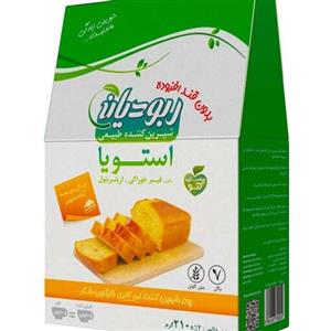 پودر شیرین کننده استویا مخصوص پخت ربودیان 210گرمی