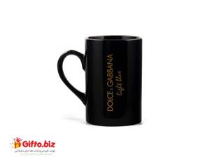 ماگ سرامیکی بلند مشکی 280
