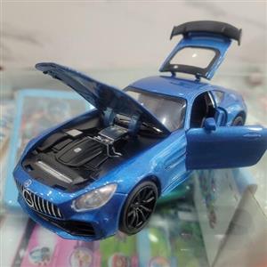 ماشین فلزی بنز موزیکال عقب کش 3 رنگ (اندازه 32-1 )